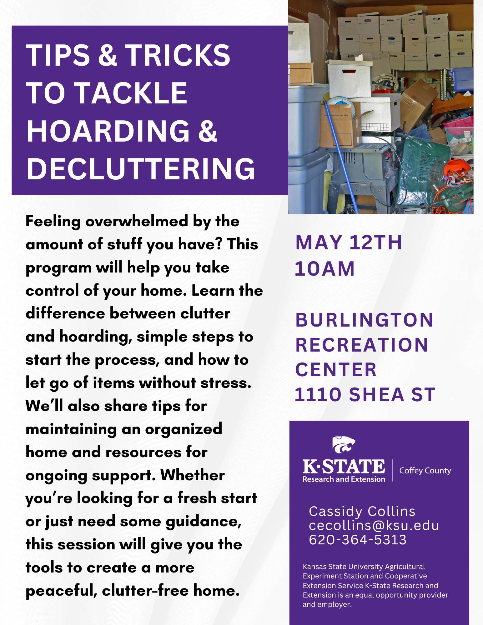 hoarding & decluttering